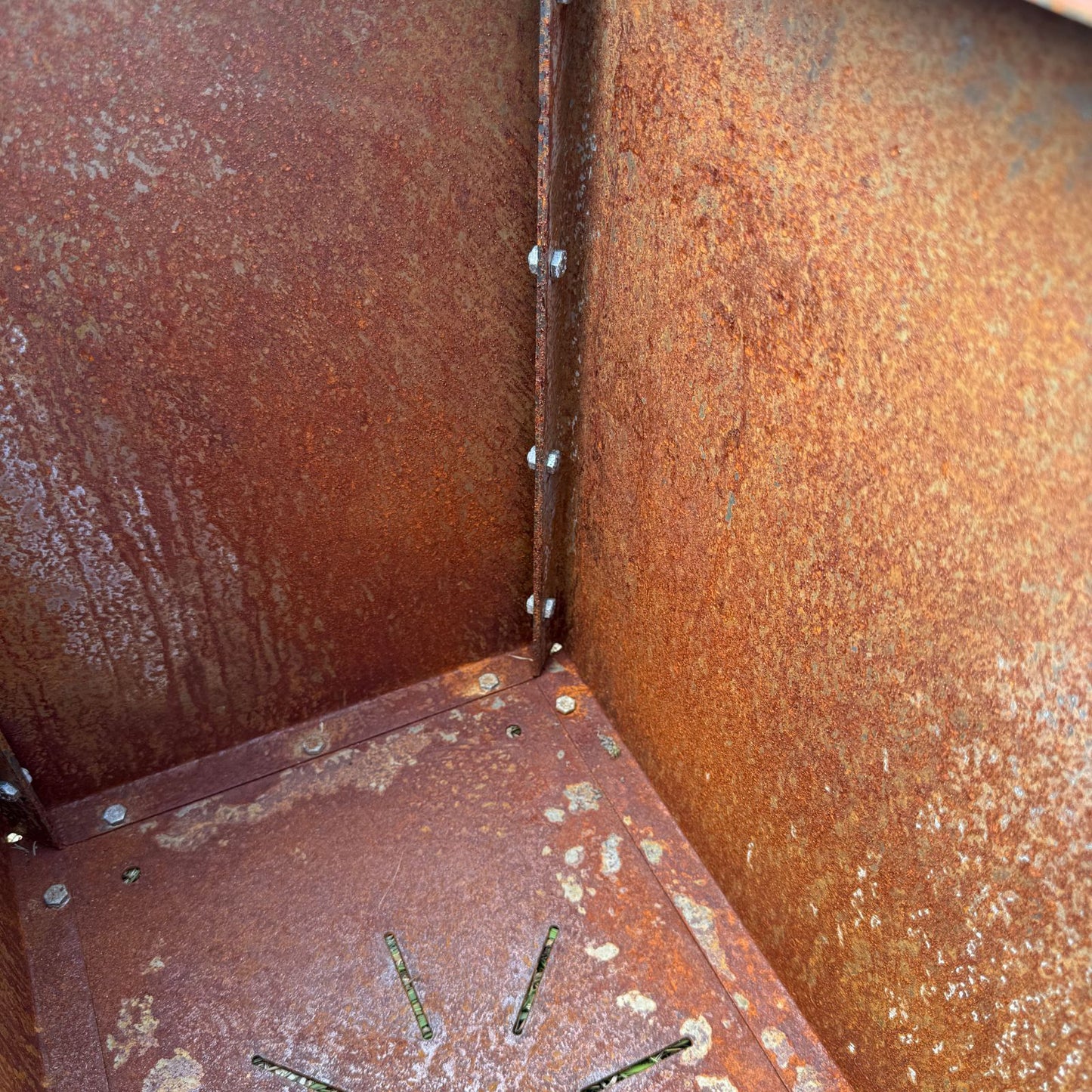Neliö modulaarinen Corten-istutusallas