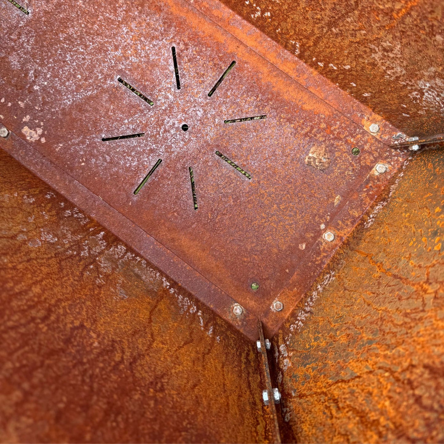 Neliö modulaarinen Corten-istutusallas